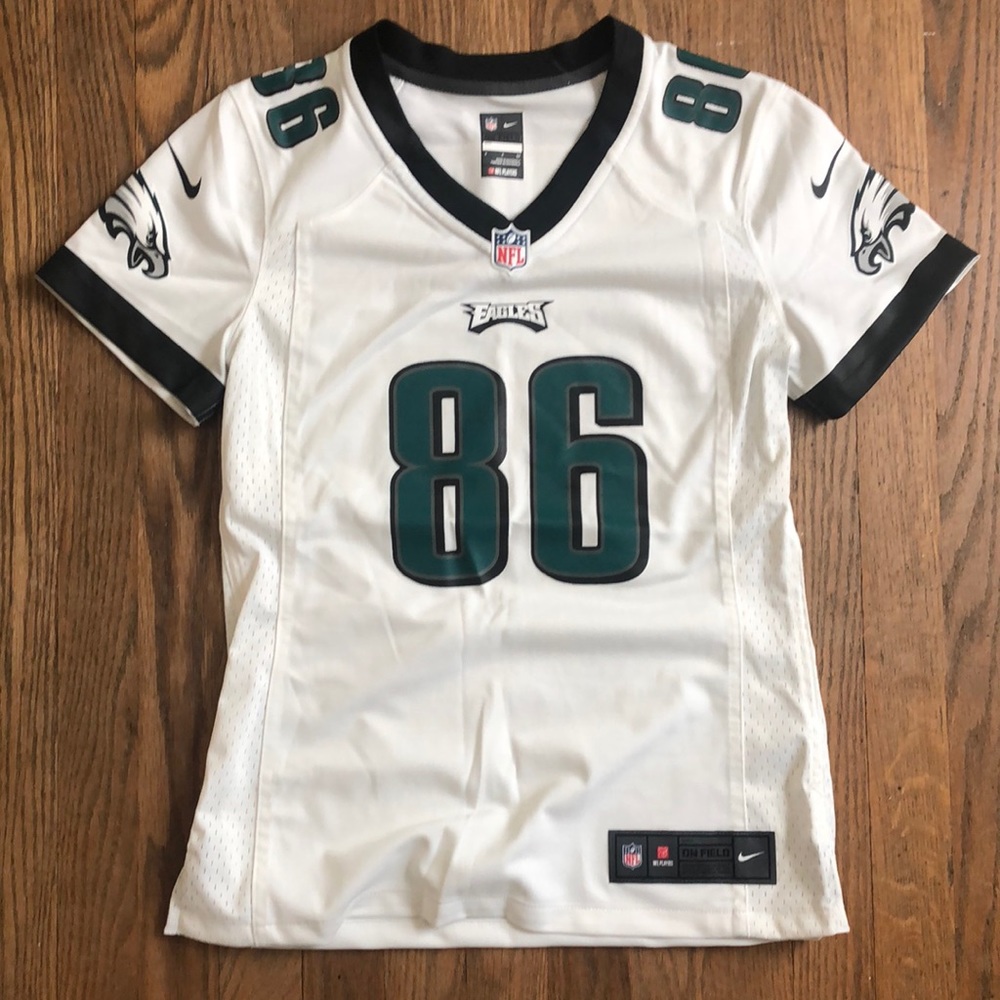 White Women's Philadelphia Eagles Zach Ertz Nike Game Jersey (Small)